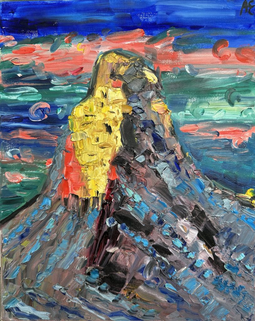 Matterhorn sunrise painting