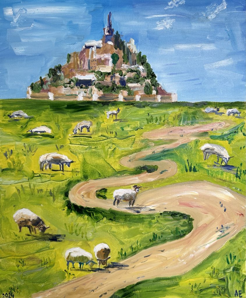 Mont Saint-Michel painting